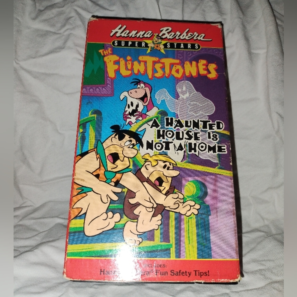 Vintage Halloween The Flintstones A Haunted House Is Not A Home VHS Movie Tape